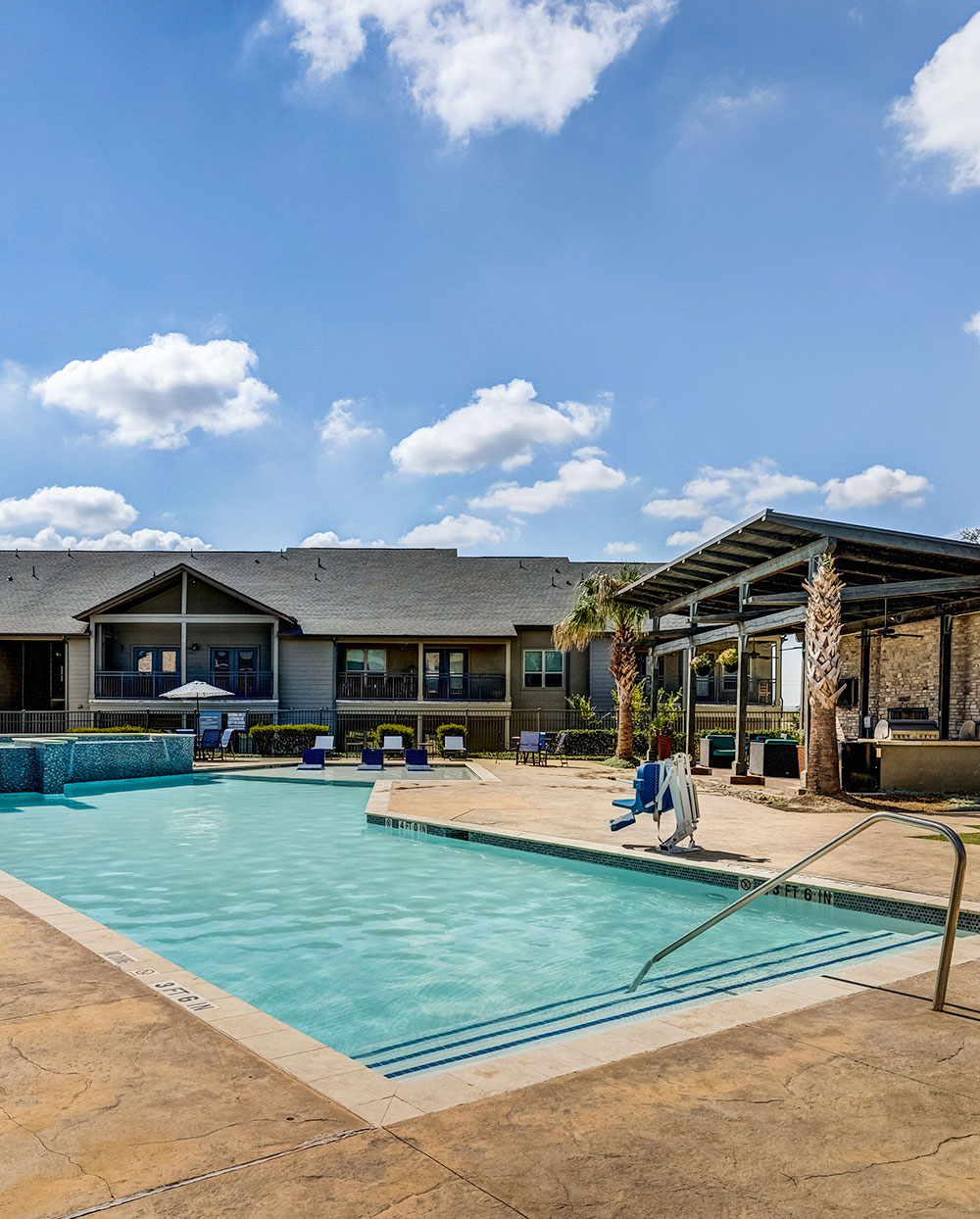 Gorgeous outdoor pool - Madison at Westinghouse Apartments in Georgetown, TX